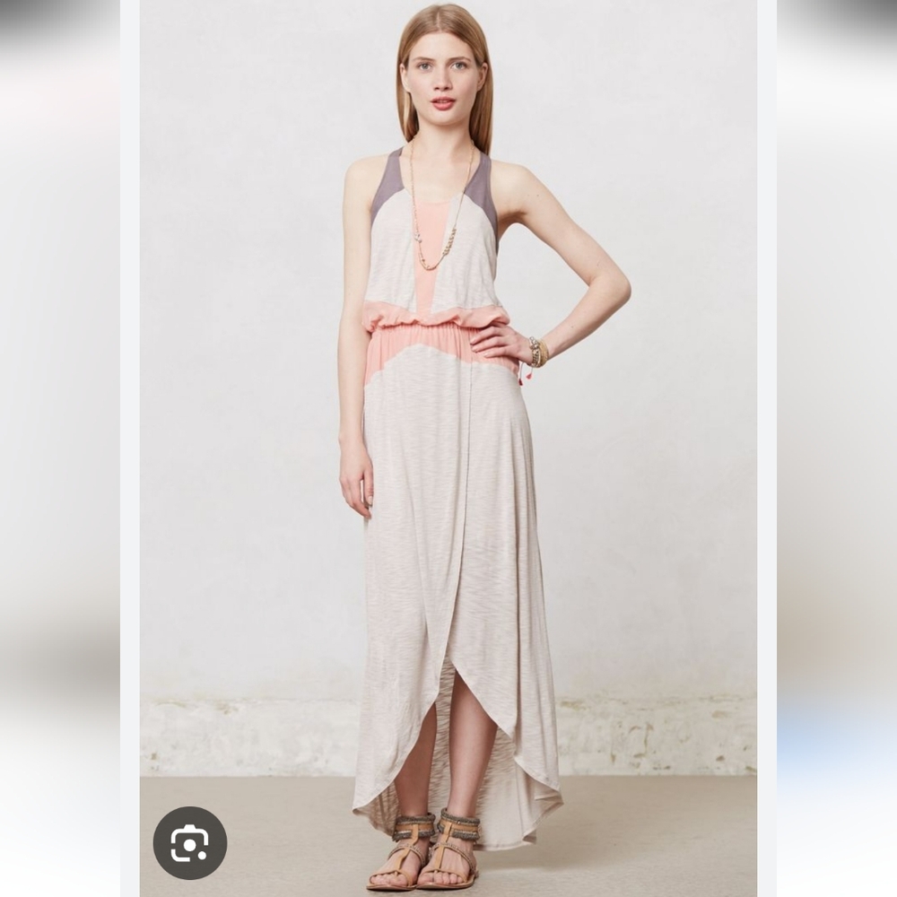 NWT Anthropologie The Addison Story Sunbathed Long Maxi Dress XS Extra Small NEW
